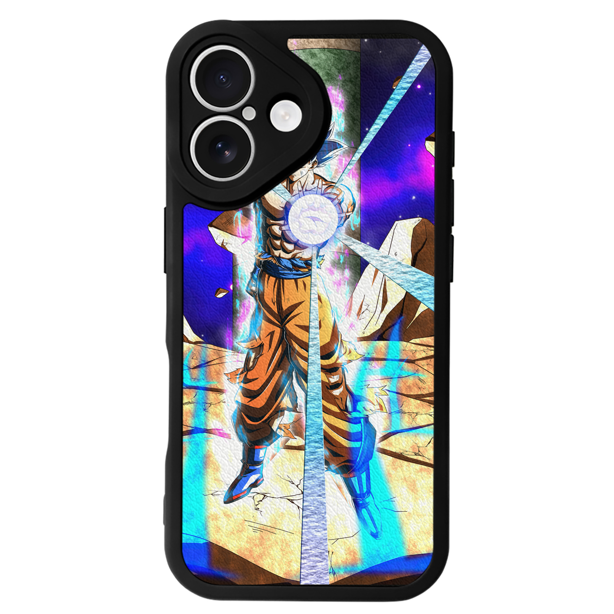 （画像用） ドラゴンボール DRAGON BALL 【iPhone 16シリーズ対応】シリコンスマホケース（レザー調） 材質：シリコン